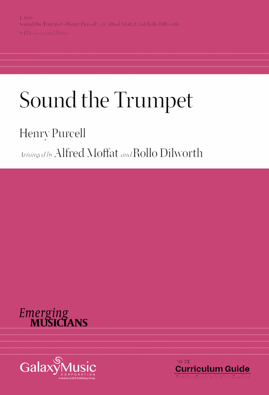 Sound the Trumpet 3-Part scores gallery preview page 1