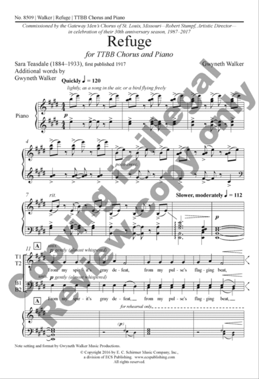 Refuge Refuge TTBB scores gallery preview page 13