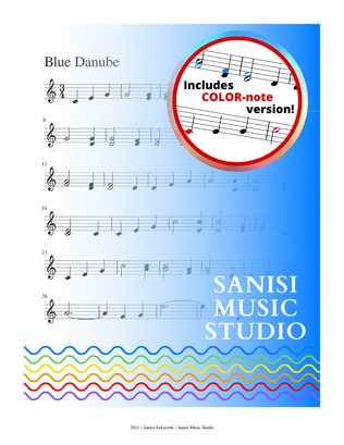 Blue Danube (for Tiny Harp)