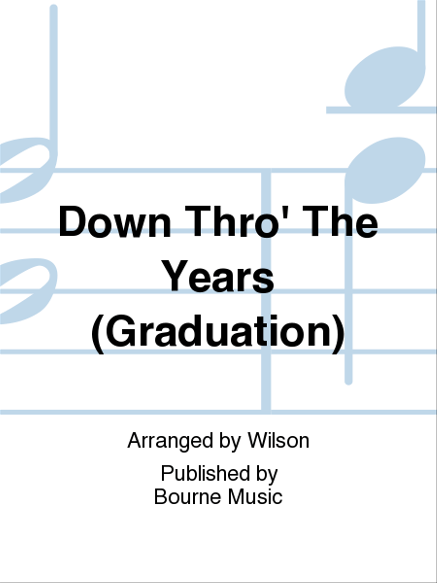 Down Thro' The Years (Graduation) SSA scores gallery preview page 1