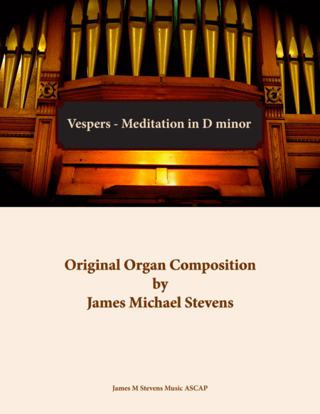 Vespers - Meditation in D minor - Organ Solo image number null
