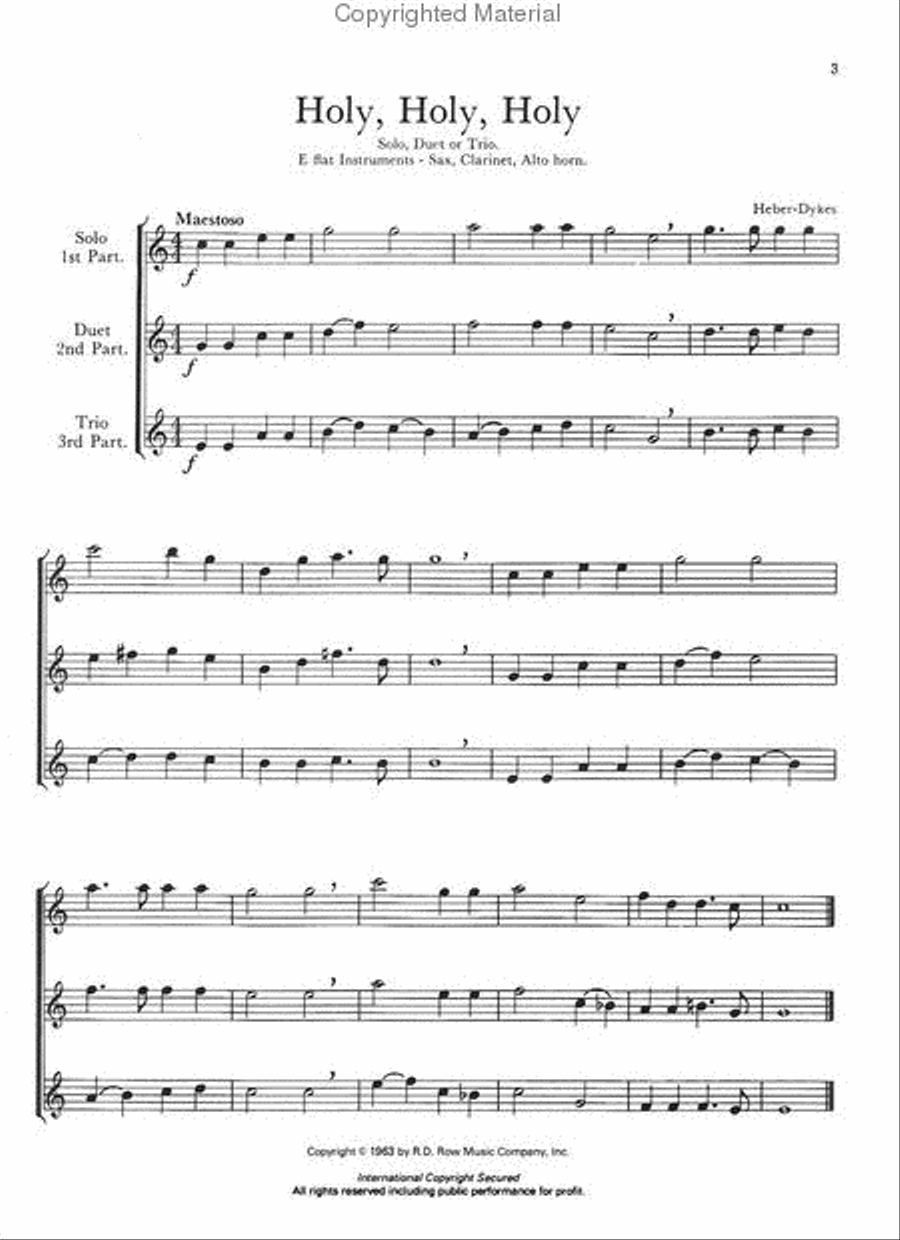 Instrumental Hymn And Gospel Favorites Clarinet scores gallery preview page 2