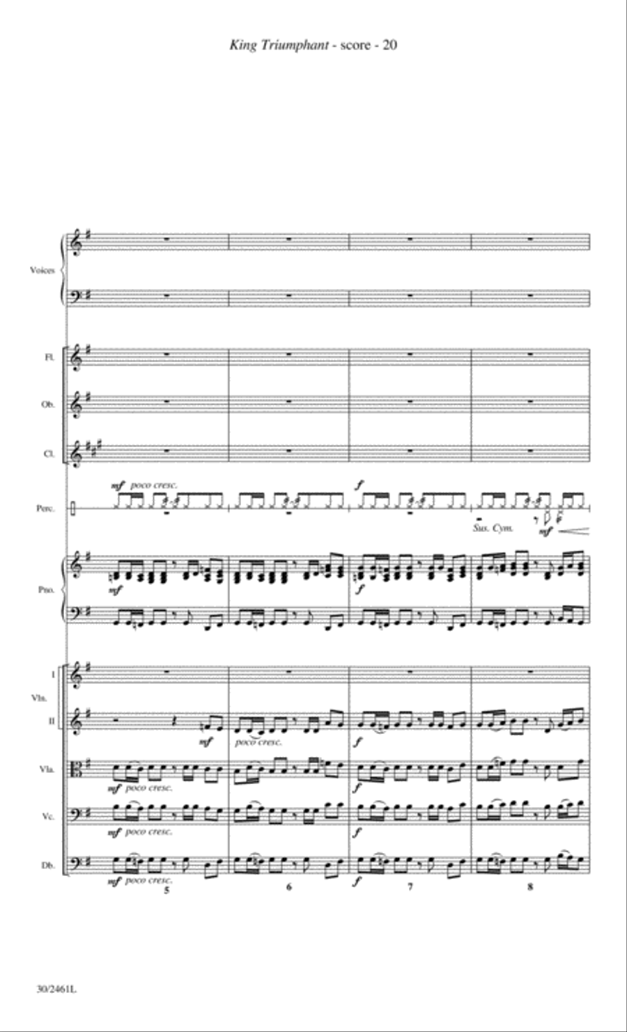 Journey to the Cross - Orchestral Score and Parts Choir scores gallery preview page 22