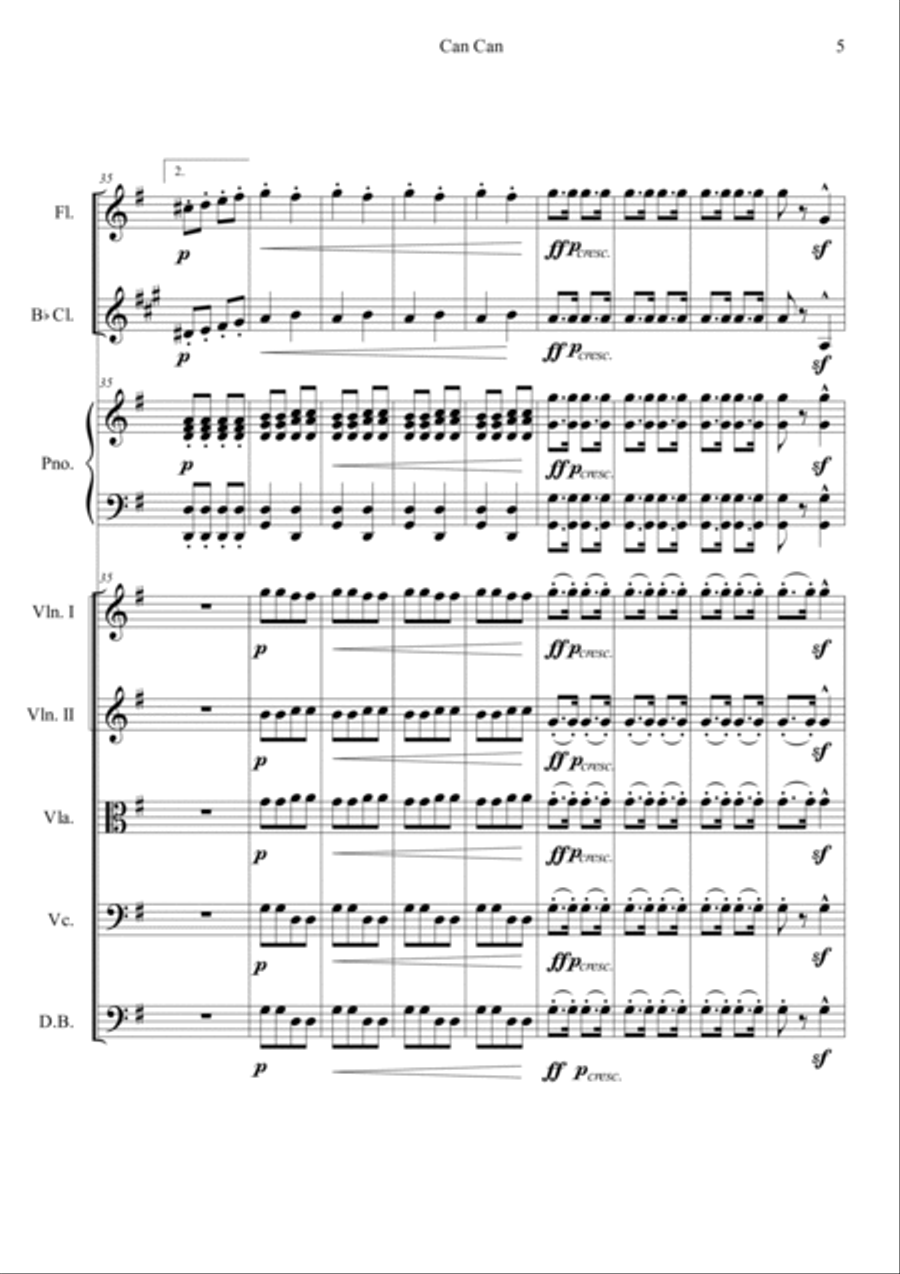 Can Can (from Orpheus in the Underworld) image number null