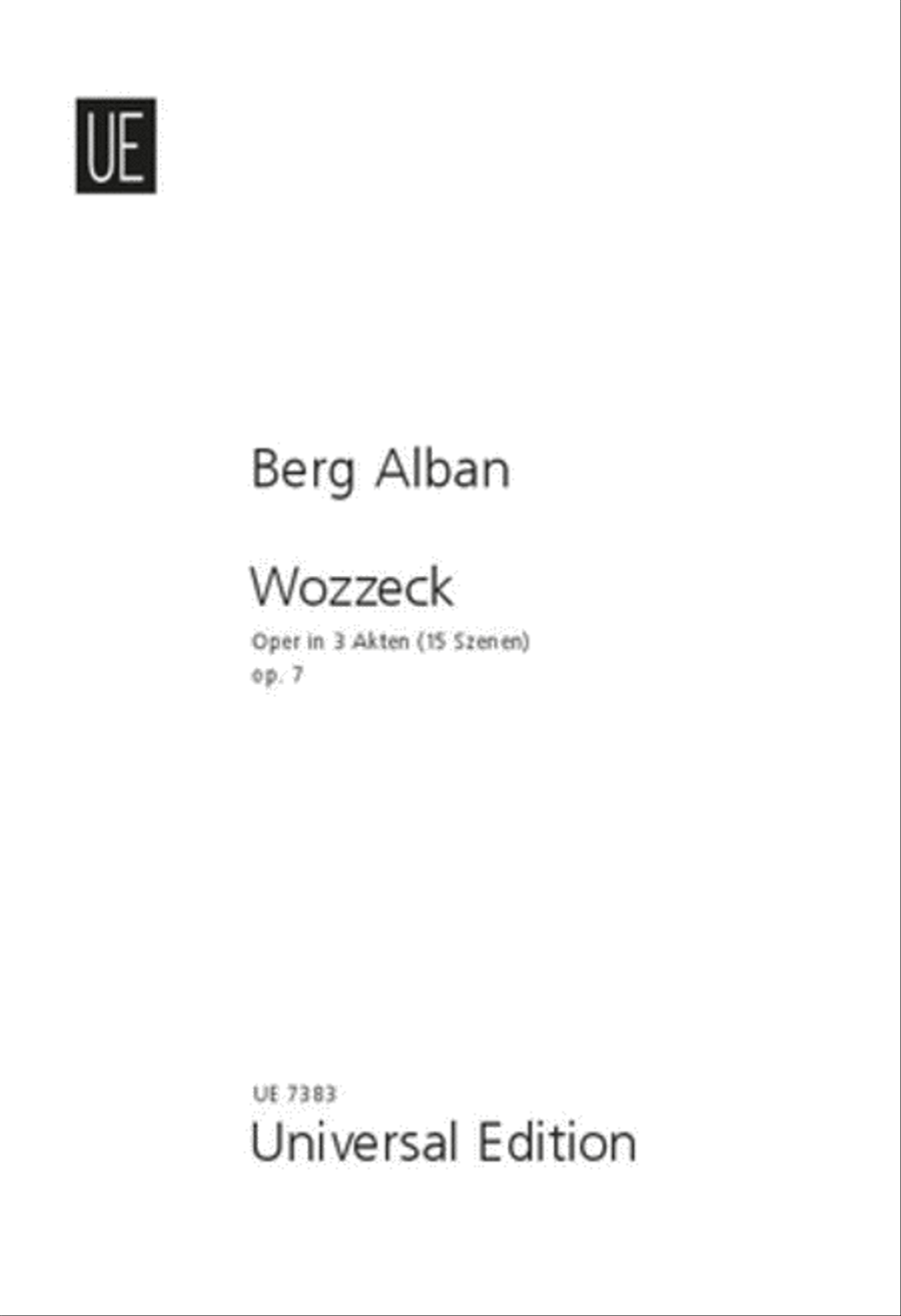 Wozzeck Op. 7 Libretti scores gallery preview page 1