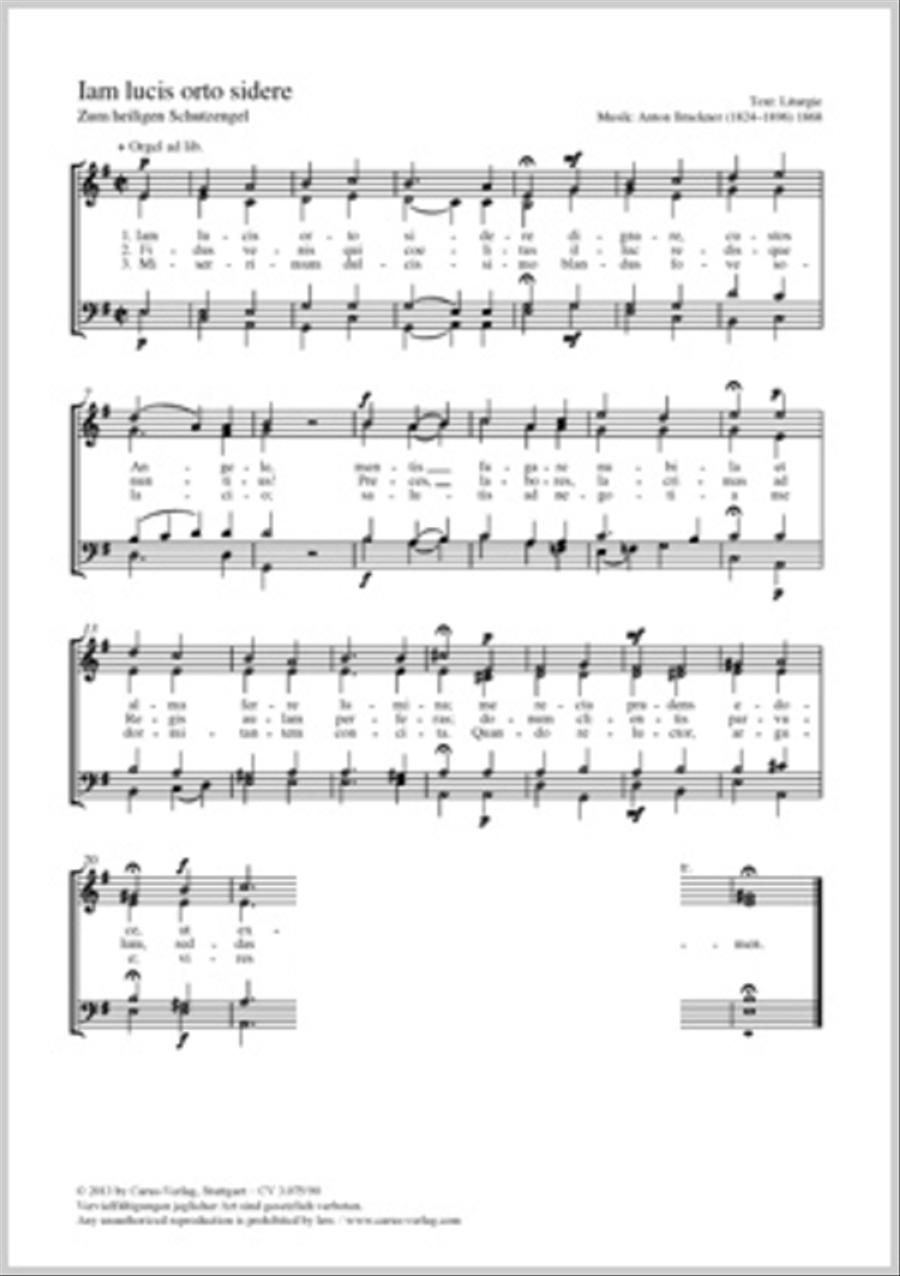 Iam lucis orto sidere 4-Part scores gallery preview page 1
