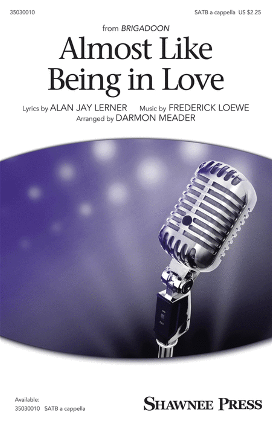 Almost Like Being in Love 4-Part scores gallery preview page 1