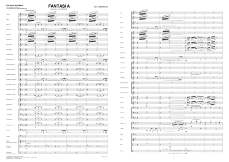 Fantasia Fantasia Concert Band scores gallery preview page 2
