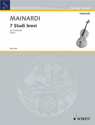 Book cover for Short Studies 7 Cello