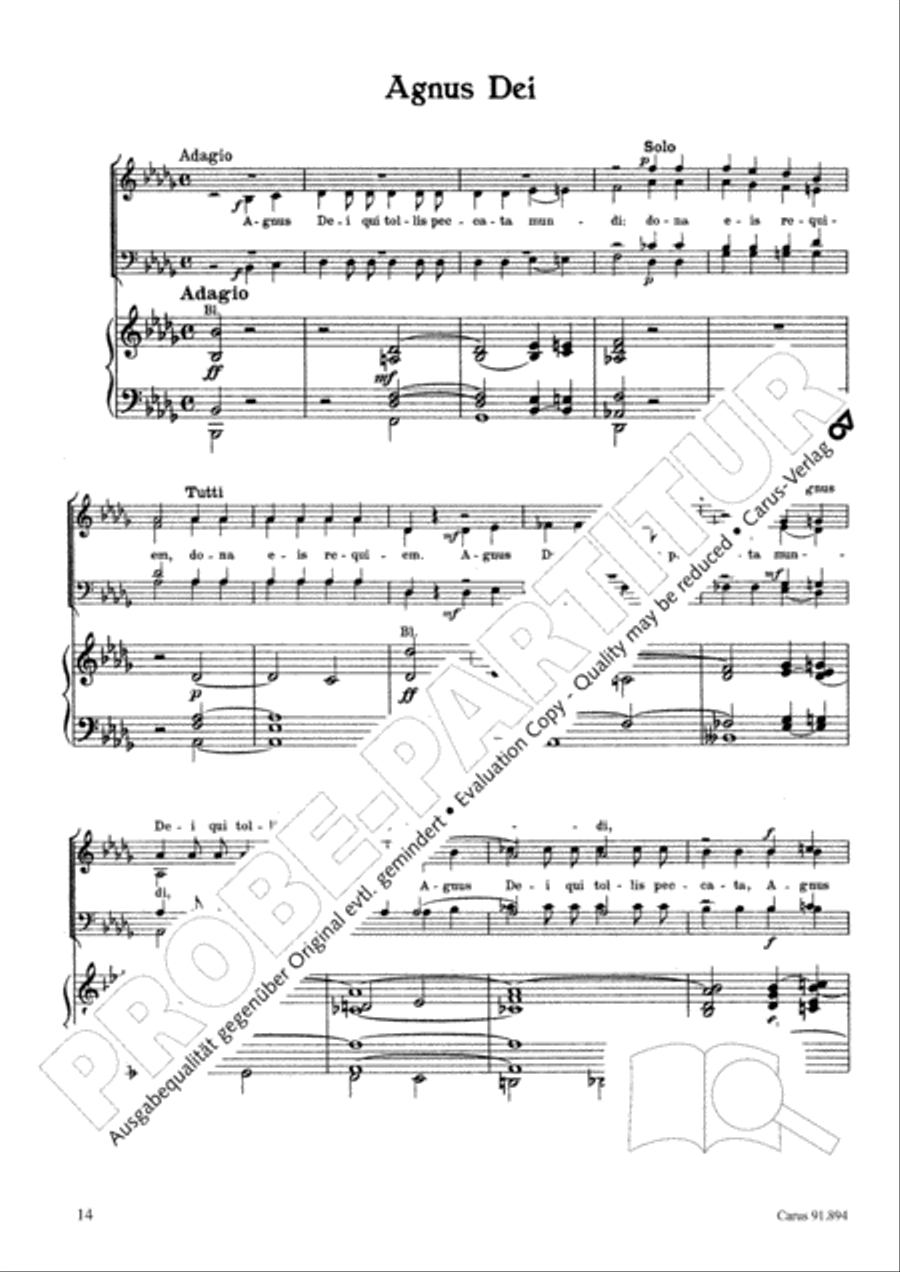 Requiem 4-Part scores gallery preview page 15