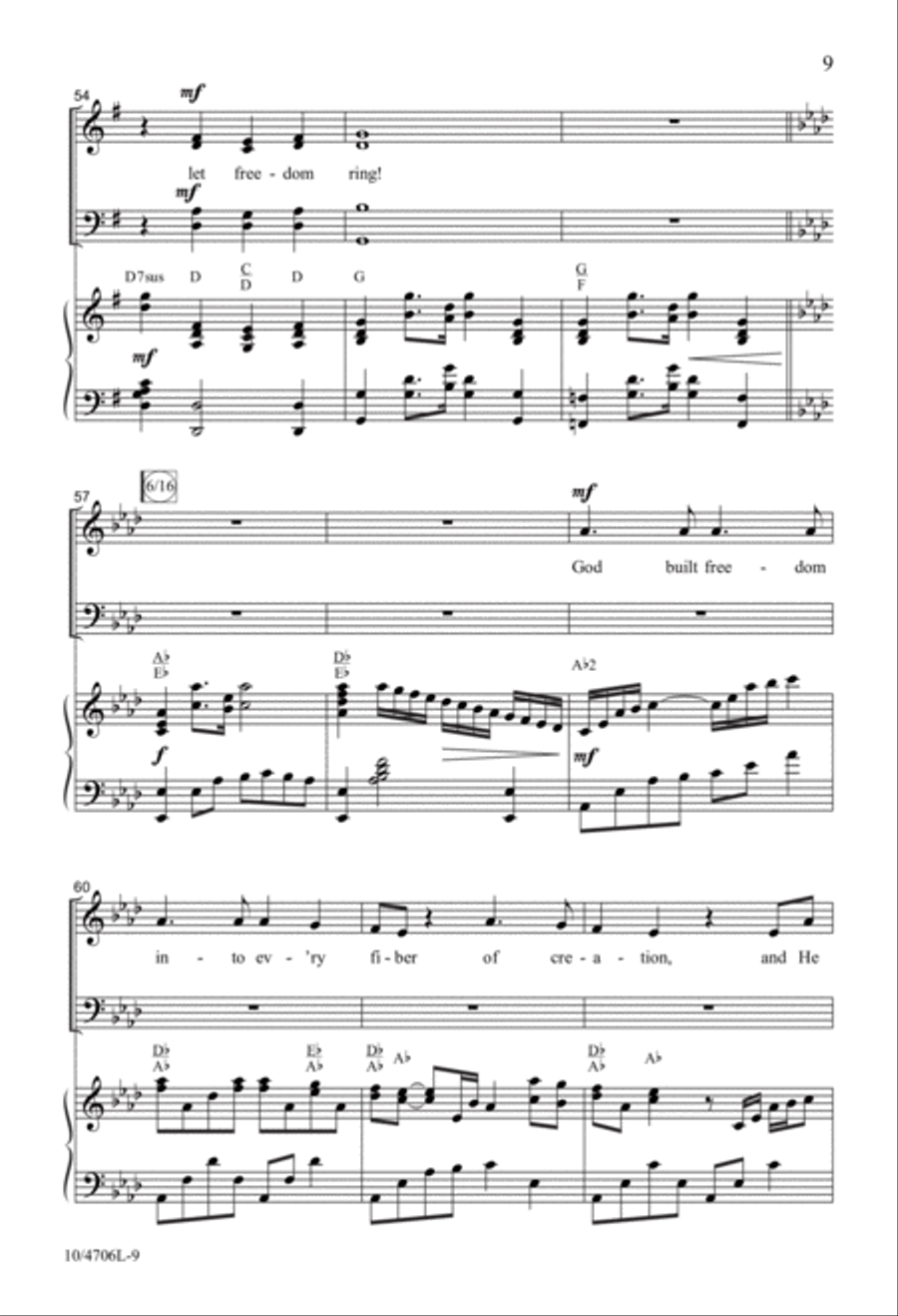 Let Freedom Ring 4-Part scores gallery preview page 8