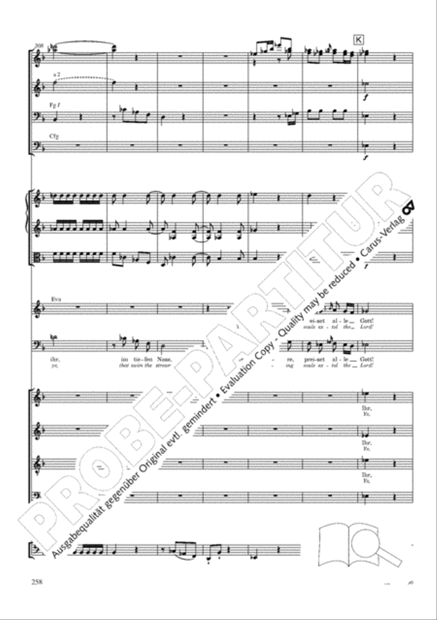 The Creation (Die Schopfung) 4-Part scores gallery preview page 278