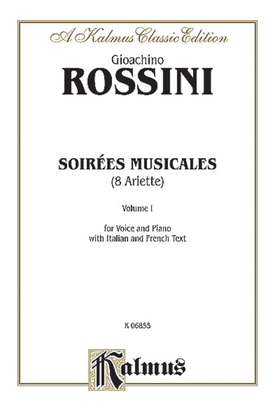 Book cover for Soirees Musicales (for Voice & Piano), Nos. 1-8, Volume 1