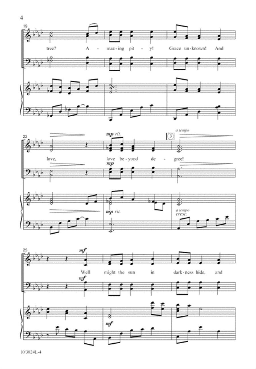 Love Beyond Degree Love Beyond Degree 4-Part scores gallery preview page 4