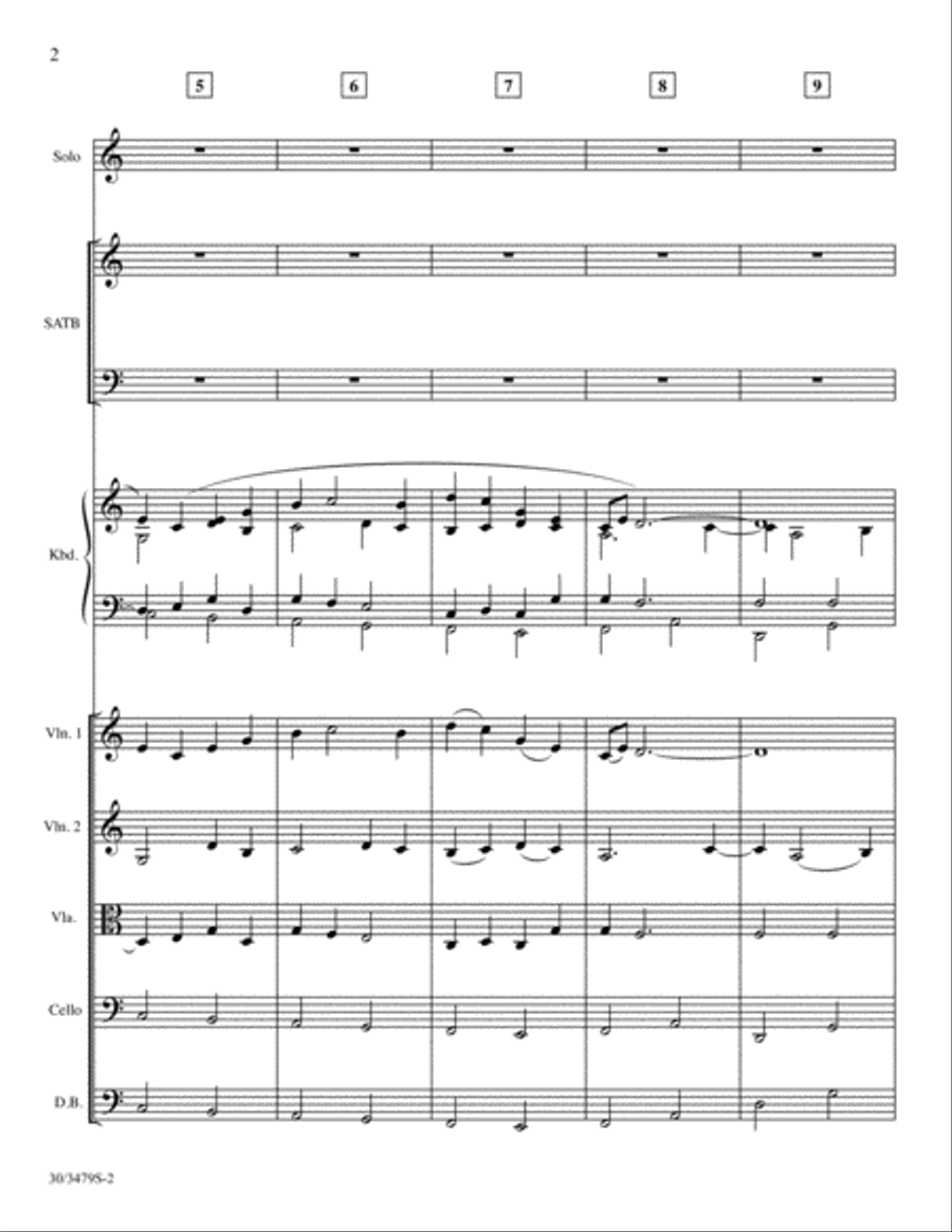 Ave Maria - String Ensemble Score and Parts Choir scores gallery preview page 4