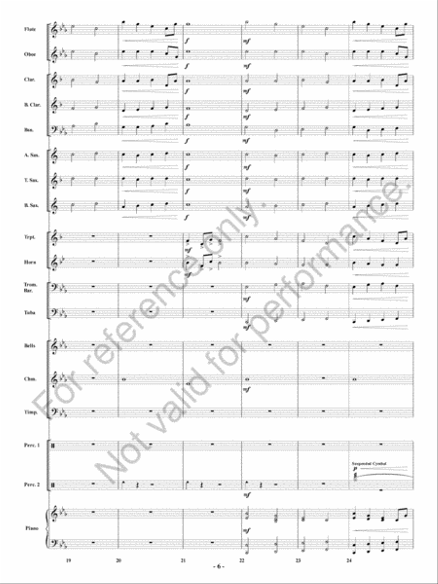 Call To Glory Concert Band scores gallery preview page 7