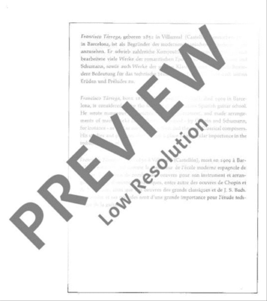 2 Spanish pieces Classical Guitar scores gallery preview page 4
