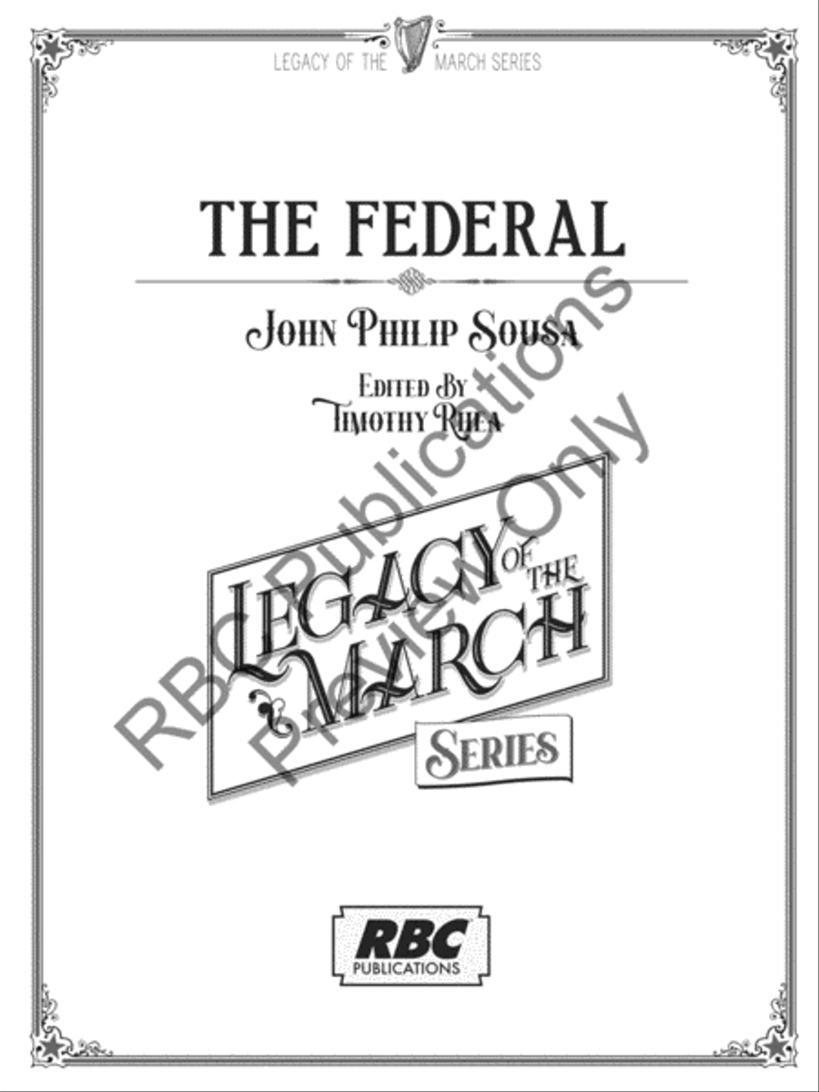 The Federal The Federal Concert Band scores gallery preview page 2