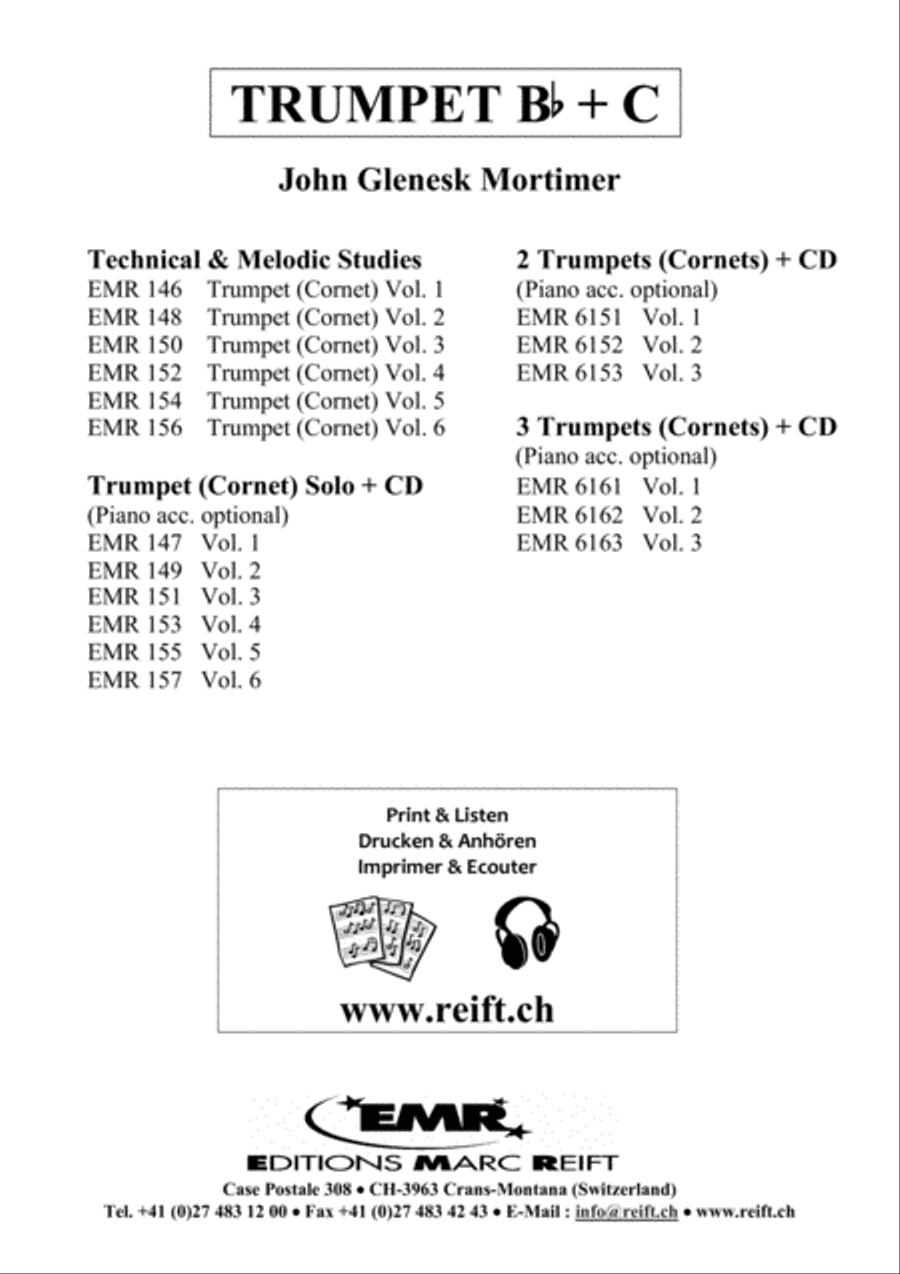 Technical & Melodic Studies Vol. 1 Trumpet scores gallery preview page 2