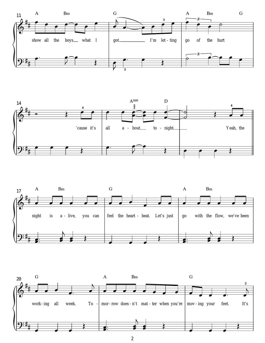 All About Tonight Voice scores gallery preview page 2