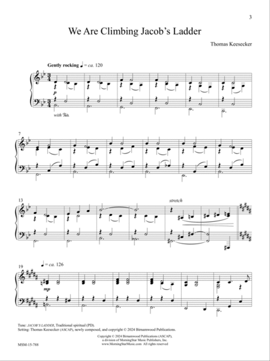 Peace Like a River Piano Solo scores gallery preview page 3