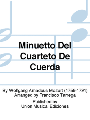 Minuetto Del Cuarteto De Cuerda