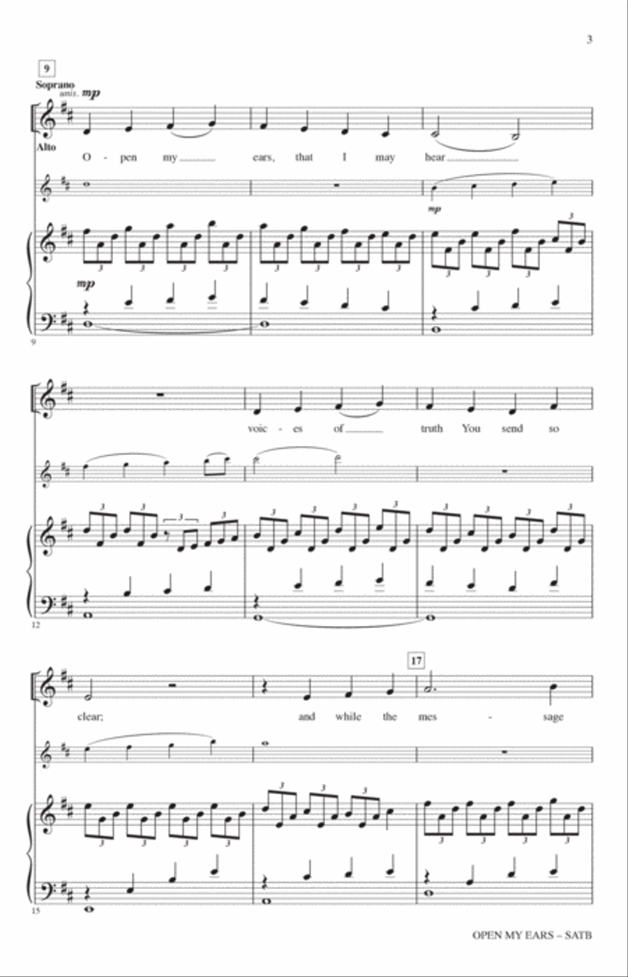 Open My Ears 4-Part scores gallery preview page 2