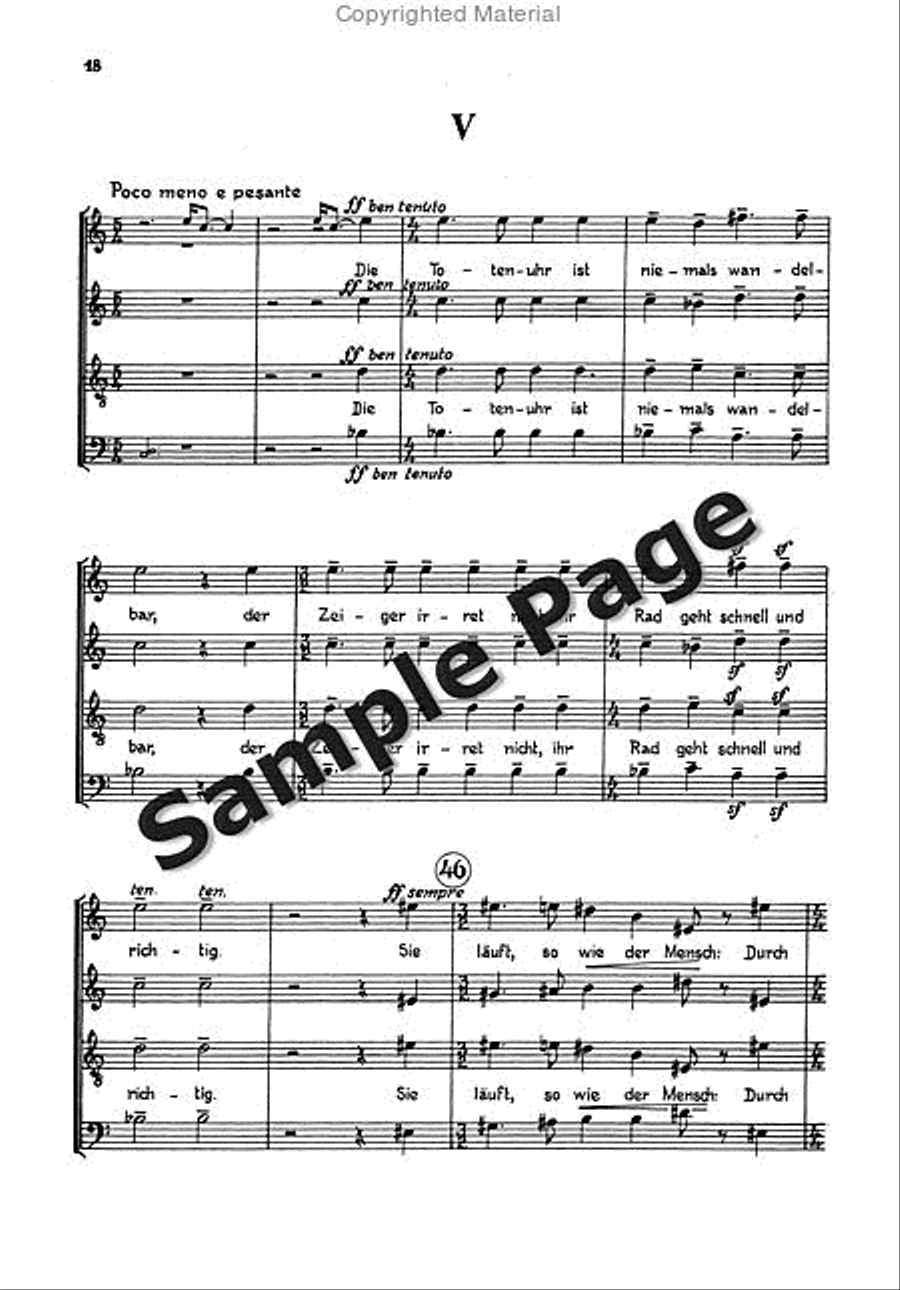 Cantata 2 Alto/chor/2 Pianos 4-Part scores gallery preview page 19