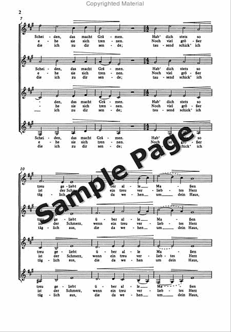 Ach Ihr Berg Und Tiefe Tal SSAA scores gallery preview page 3