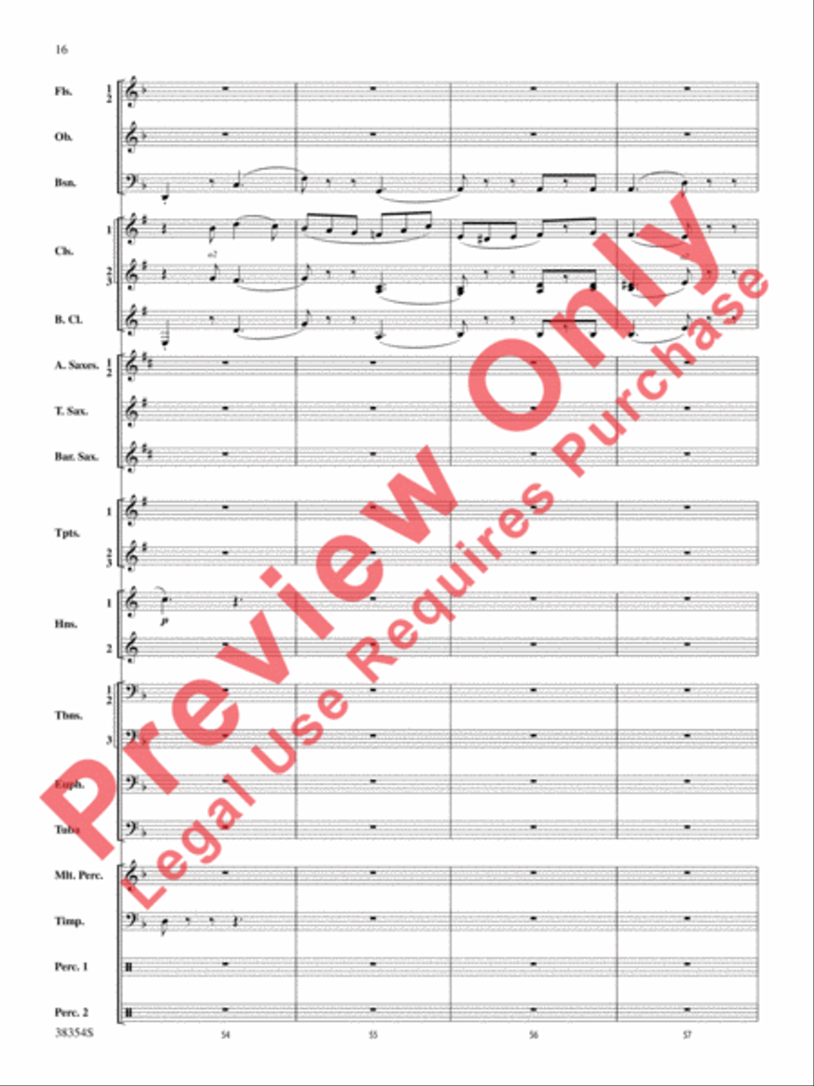 Band-O-Ween Concert Band scores gallery preview page 17