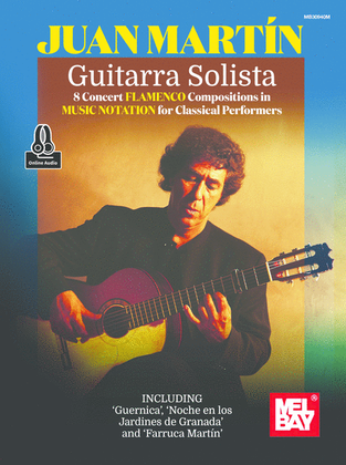 Book cover for Guitarra Solista - 8 Concert Flamenco Compositions in Music Notation