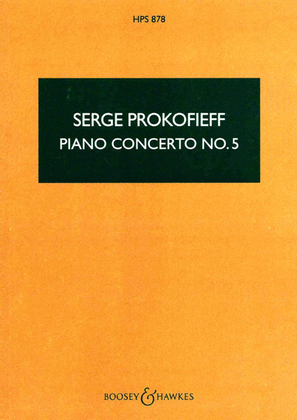 Book cover for Piano Concerto No. 5 in G, Op. 55