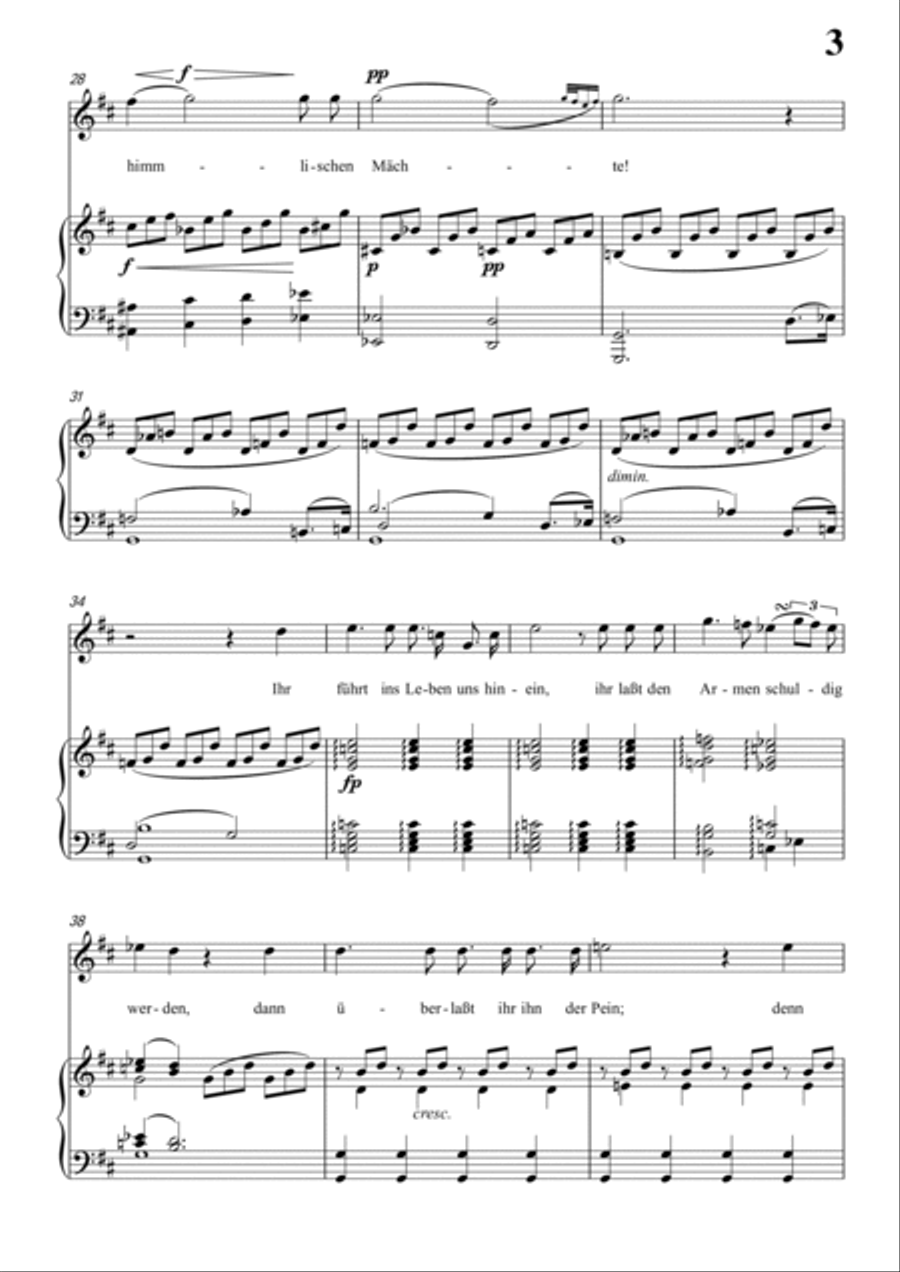 Schubert-Gesänge des Harfners,Op.12 No.2 in b minor,for Vocal and Piano Voice scores gallery preview page 4
