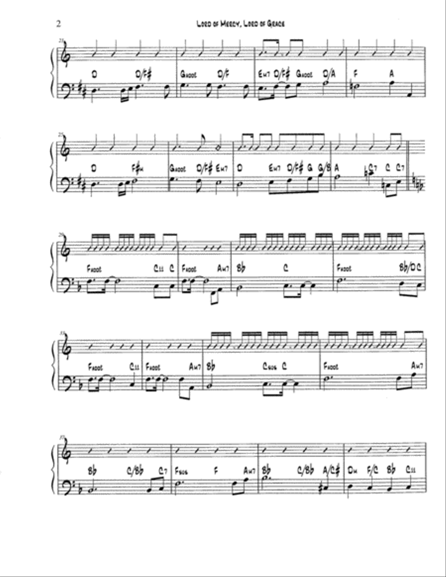 Lord of Mercy, Lord of Grace Set of Parts scores gallery preview page 6