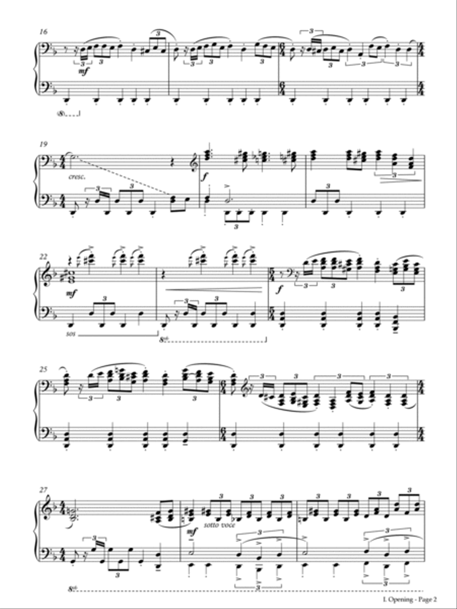 A game of chess Piano Solo scores gallery preview page 5