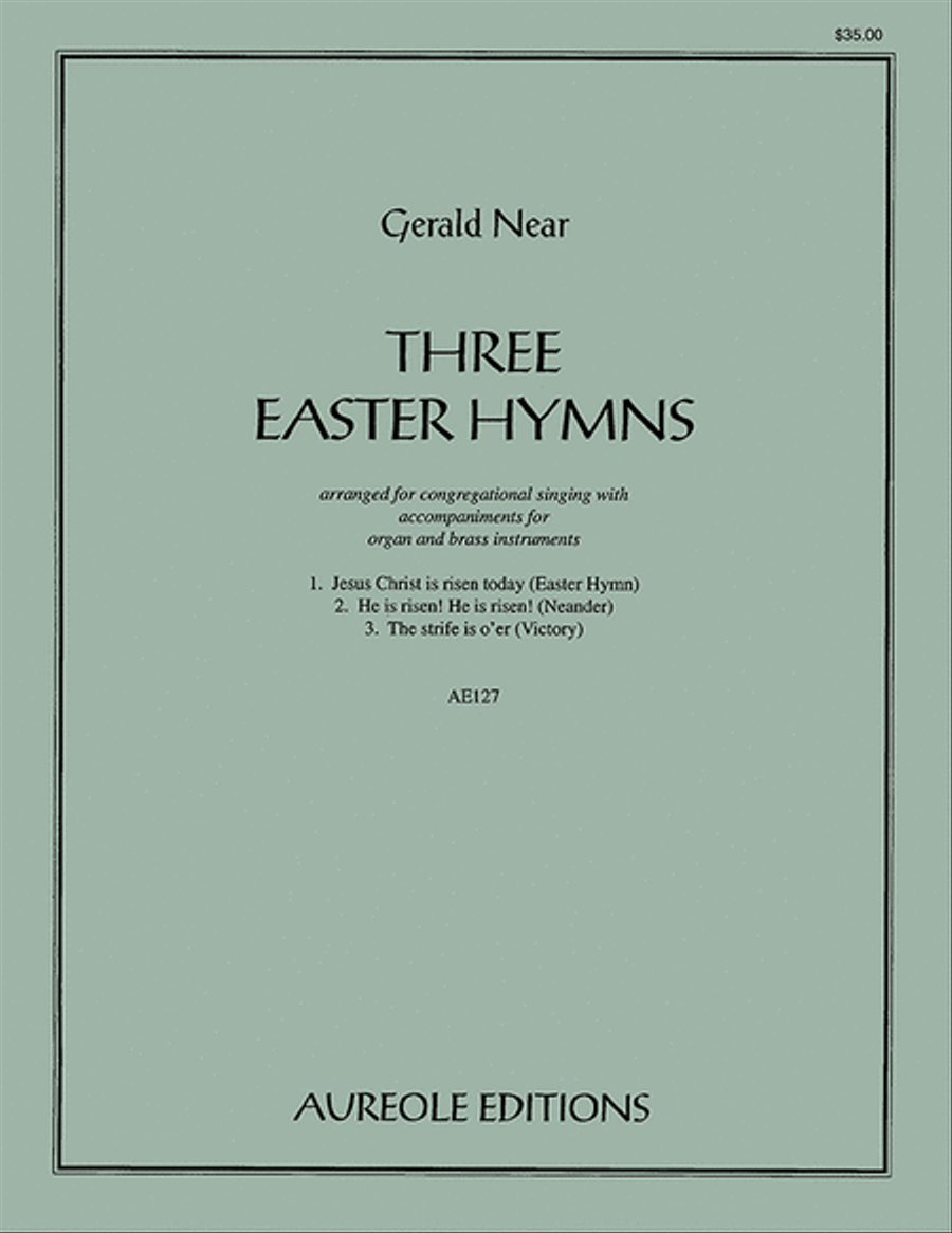Three Easter Hymns Choir scores gallery preview page 1
