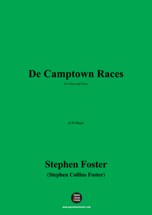 S. Foster-De Camptown Races,in D Major