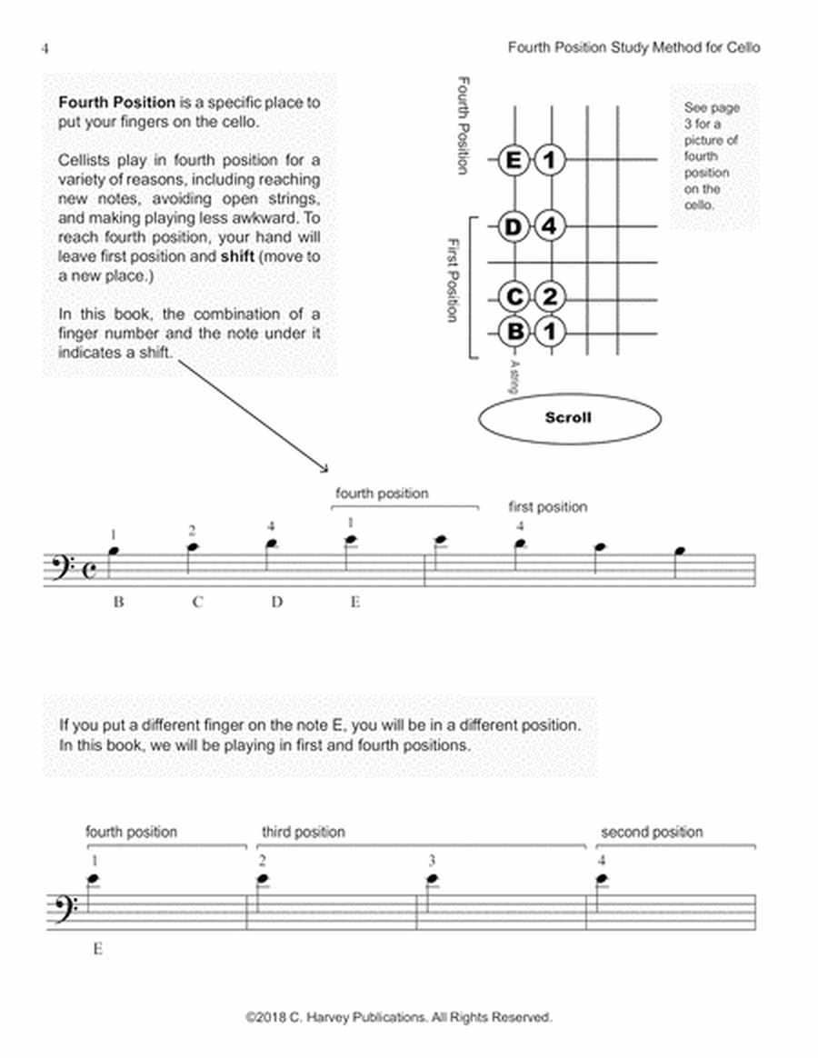 Fourth Position Study Method for the Cello