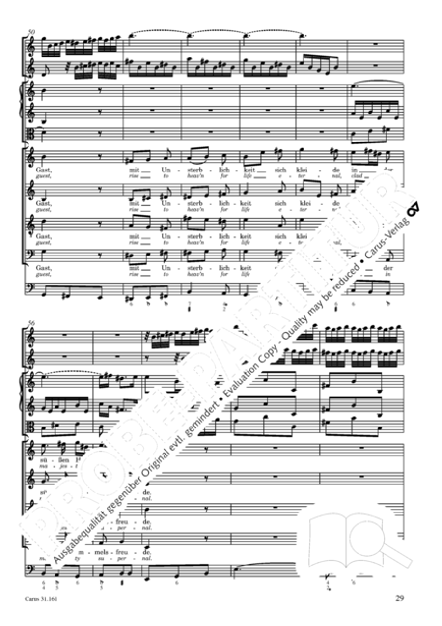Komm, du susse Todesstunde 4-Part scores gallery preview page 29