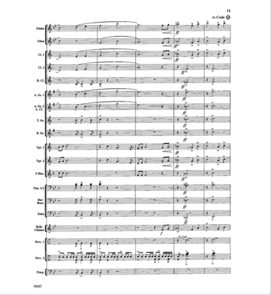 Tribute and Triumph Concert Band scores gallery preview page 10