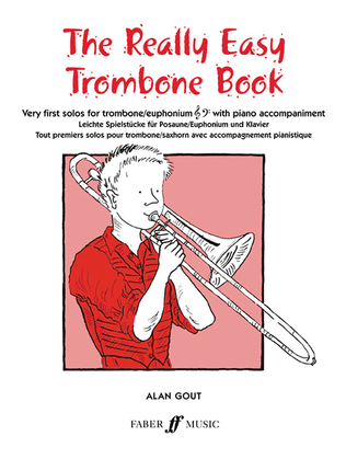 Book cover for The Really Easy Trombone Book