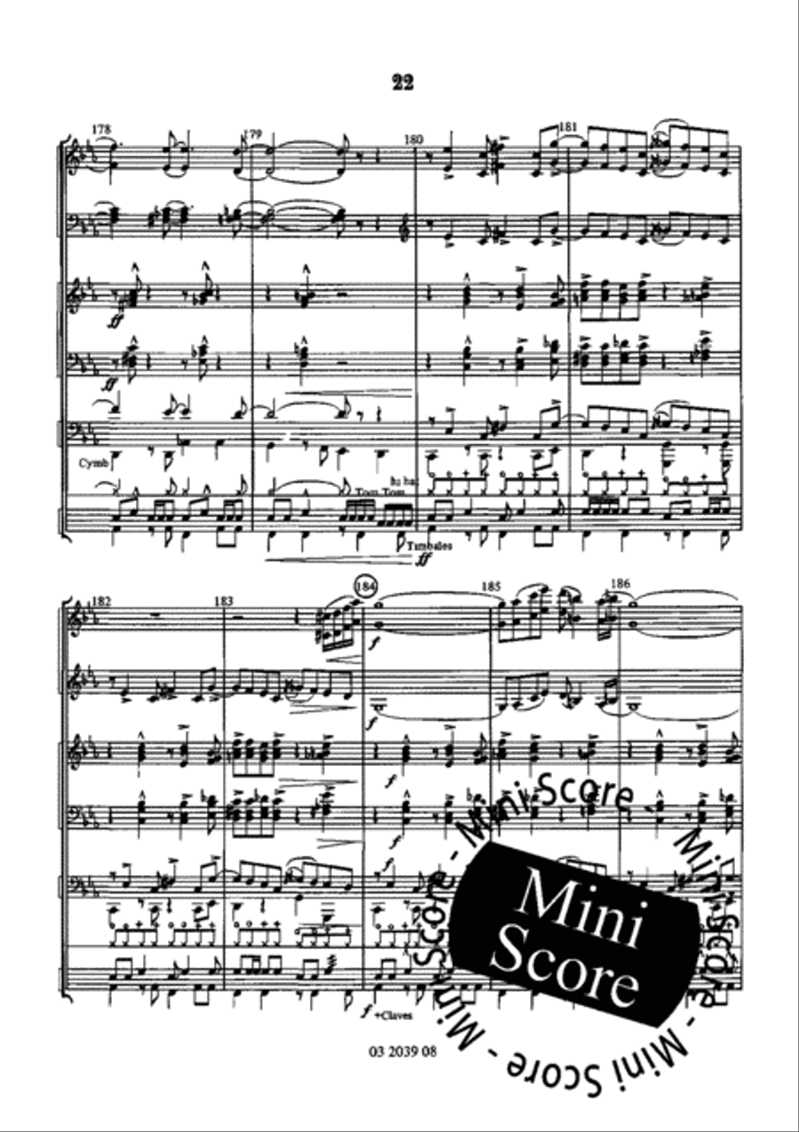 Las Playas de Rio Concert Band scores gallery preview page 28