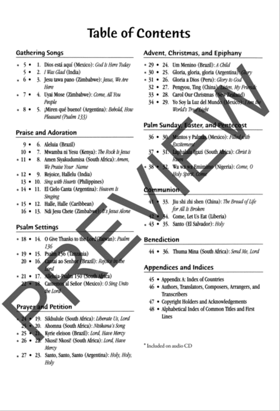 Halle, Halle We Sing the World Round [Singers Edition] Choir scores gallery preview page 2