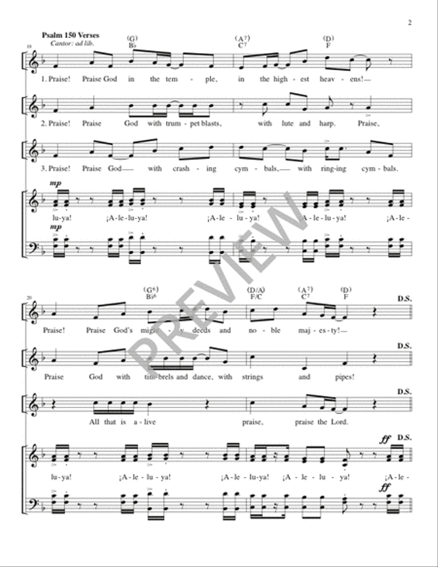 The Honduras Alleluia - Guitar edition Guitar scores gallery preview page 2