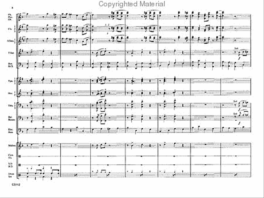 Alexander's Ragtime Band Alexander's Ragtime Band Concert Band scores gallery preview page 8