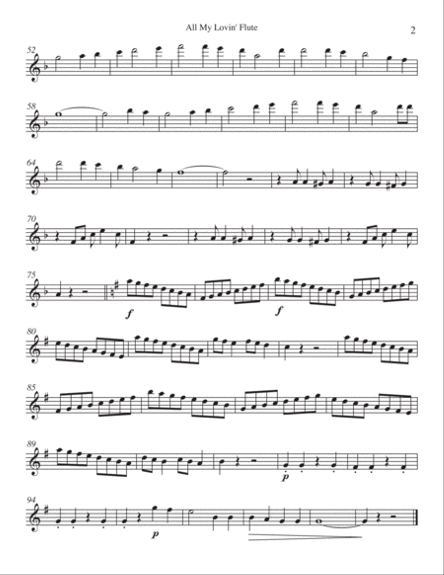 All My Loving Small Ensemble scores gallery preview page 6