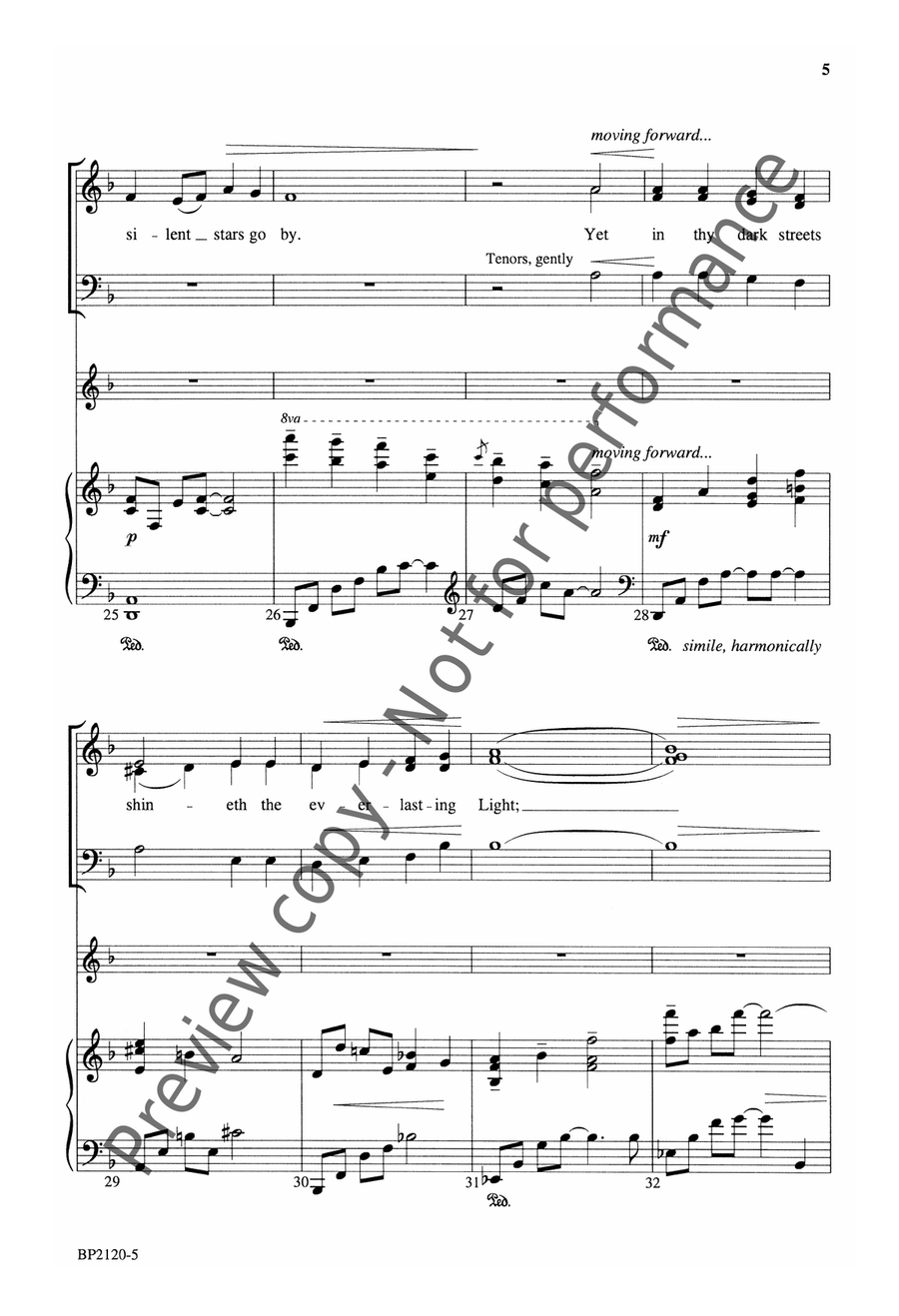 O Little Town of Bethlehem SATB - Forrest 4-Part scores gallery preview page 6