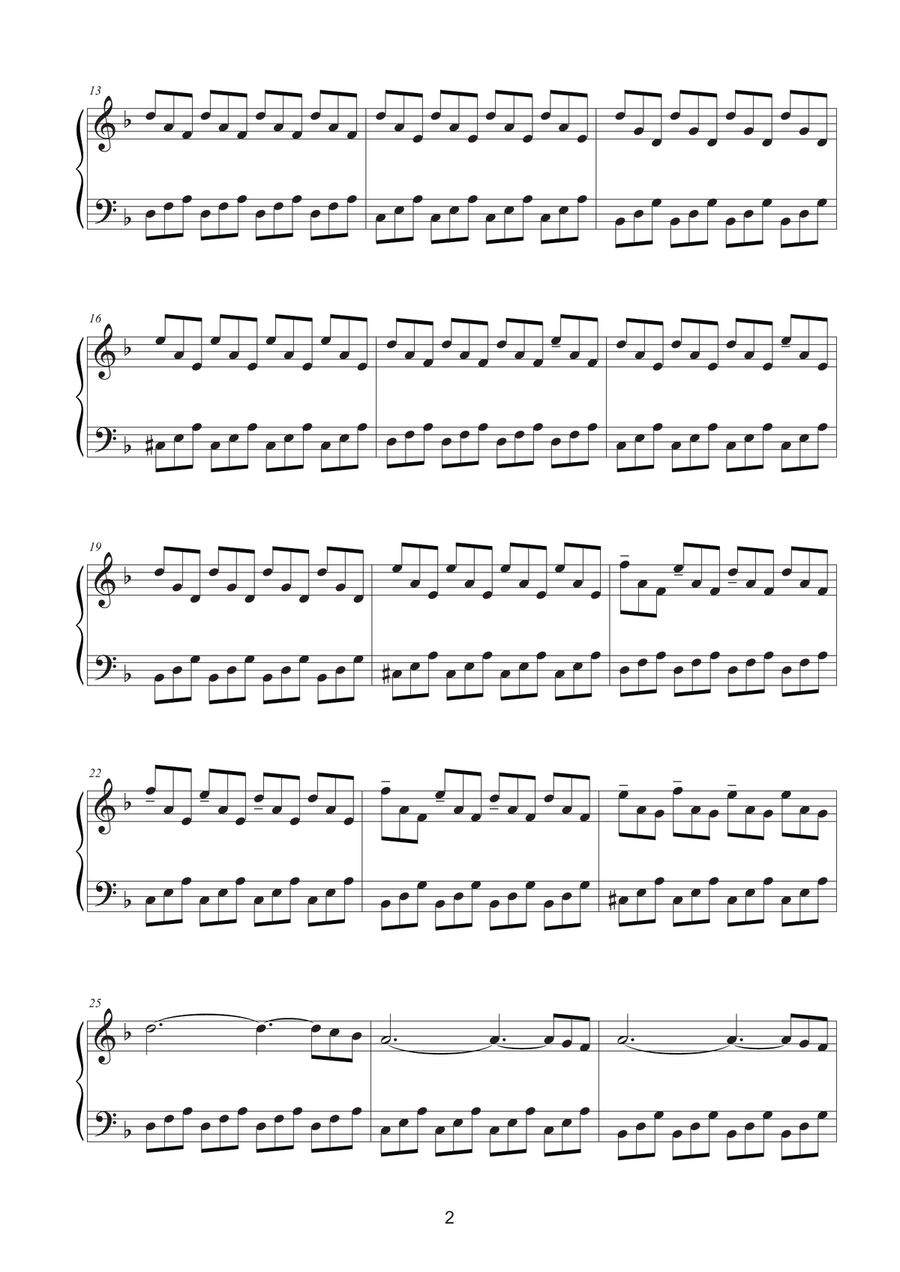 Van Gogh Easy Piano scores gallery preview page 2