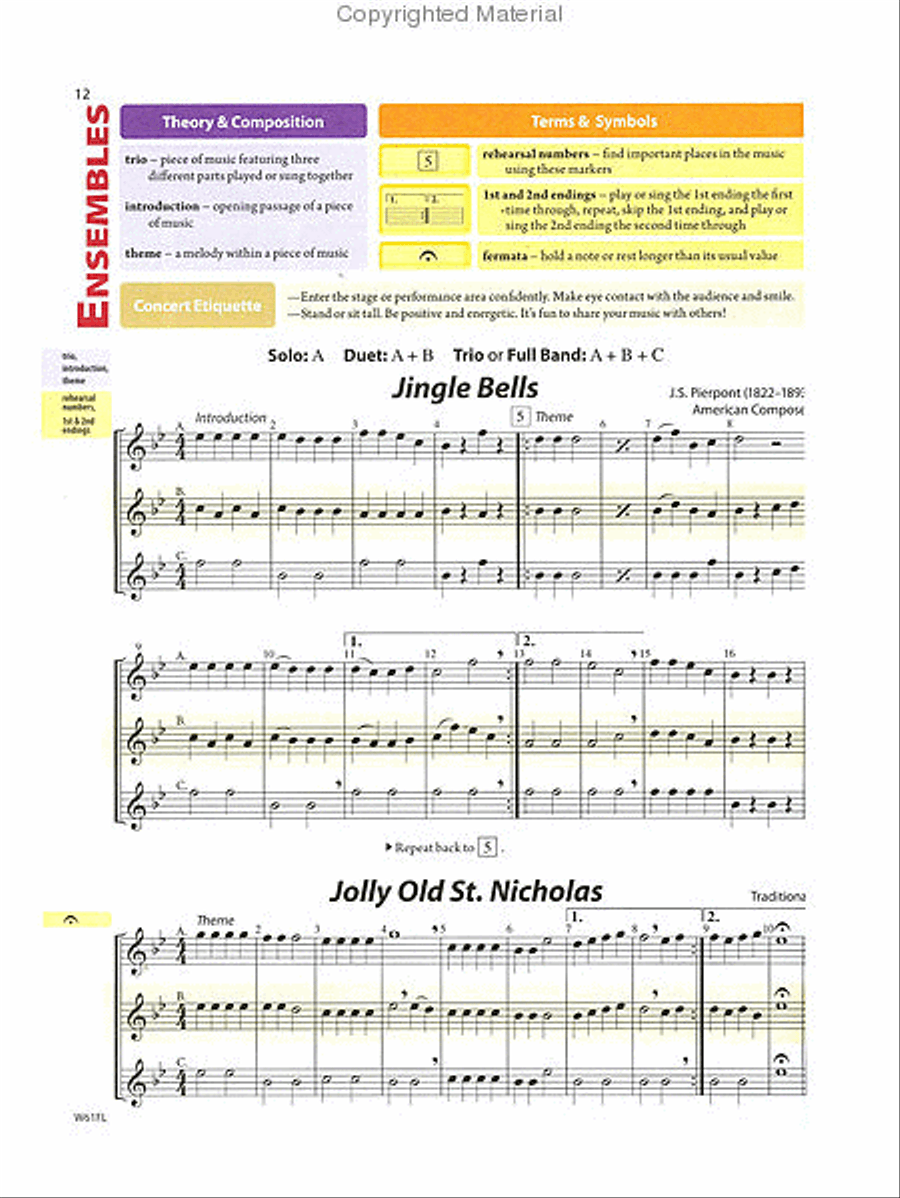 Tradition of Excellence Book 1 - Flute Concert Band Methods scores gallery preview page 4