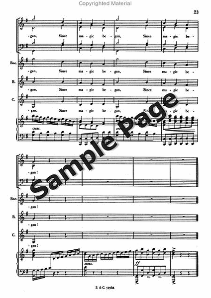 Bastien And Bastienne Choral Part
